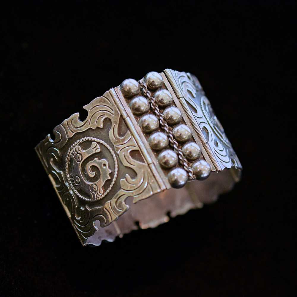 Vintage 925 Sterling Silver Ethnic Mexican Silver… - image 7