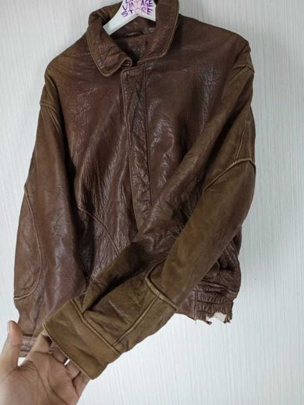 Japanese Brand × Leather Jacket × Thinsulate Rare… - image 12