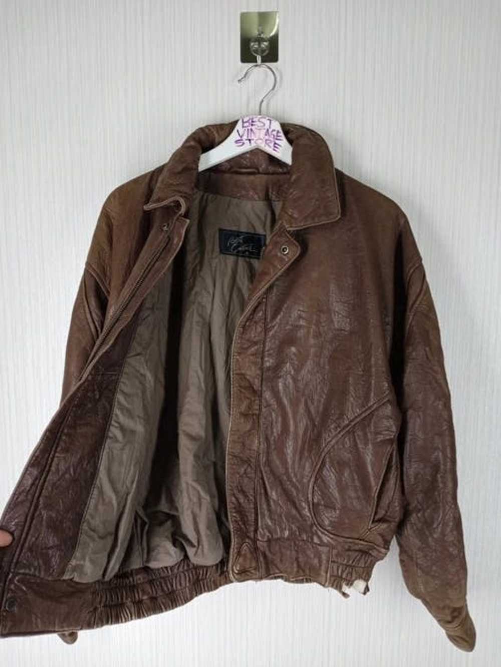 Japanese Brand × Leather Jacket × Thinsulate Rare… - image 1