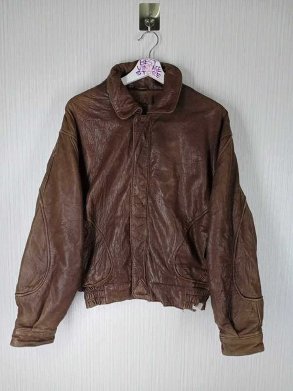 Japanese Brand × Leather Jacket × Thinsulate Rare… - image 2