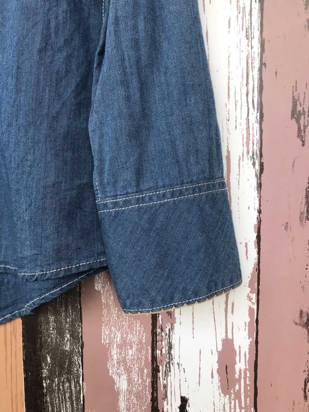 Visvim Visvim long shirt denim - Gem Visvim Visvim long shirt denim - Gem