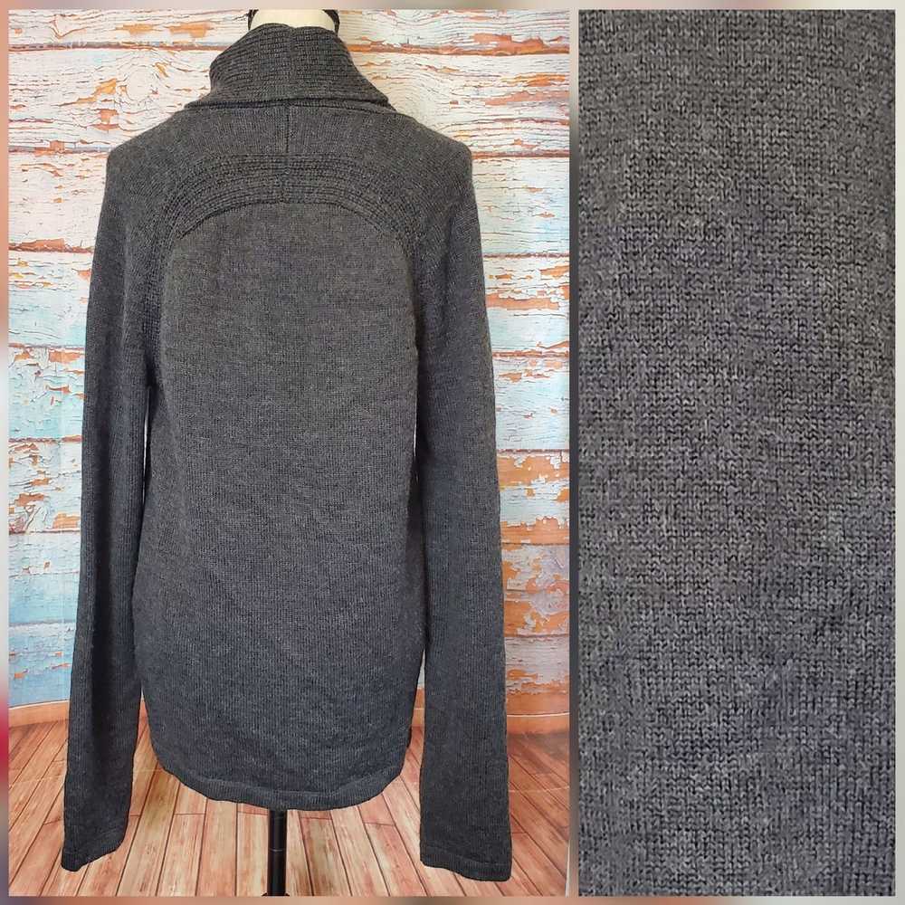 Jack & Jones Jack & Jones gray knit shawl neck sw… - image 2