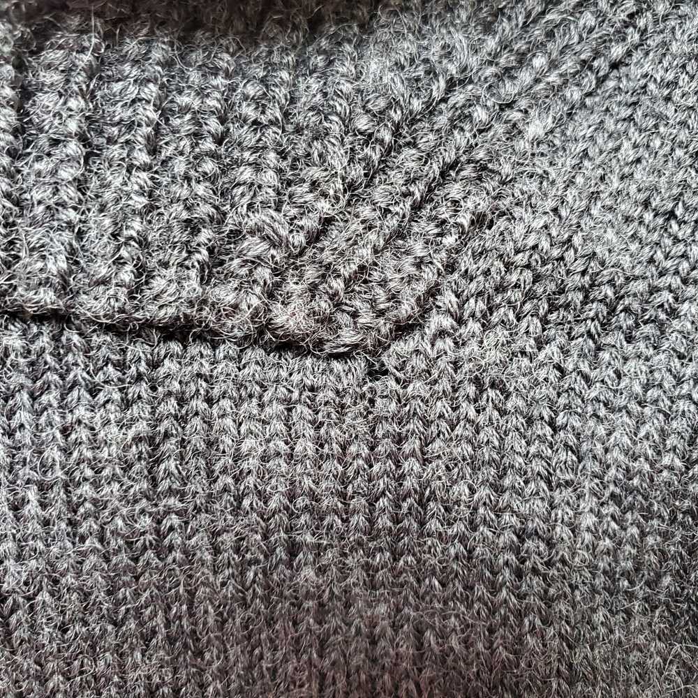 Jack & Jones Jack & Jones gray knit shawl neck sw… - image 5