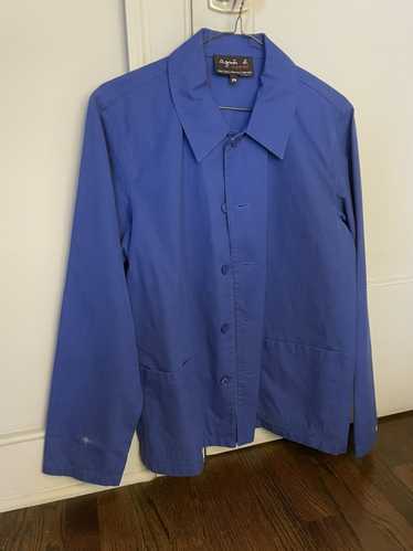 Agnes B. Agnès b. Homme Blue Worker Jacket