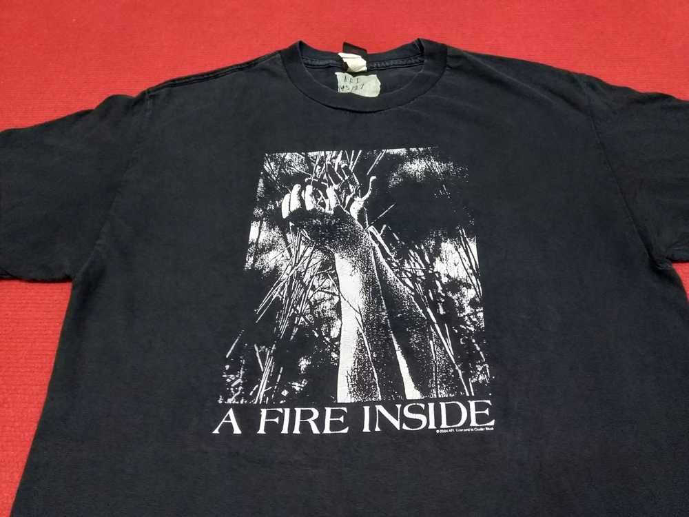 Band Tees × Vintage Vintage AFI band a fire insid… - image 1