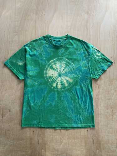 Blank × Streetwear × Vintage Green Tie-dye Pattern