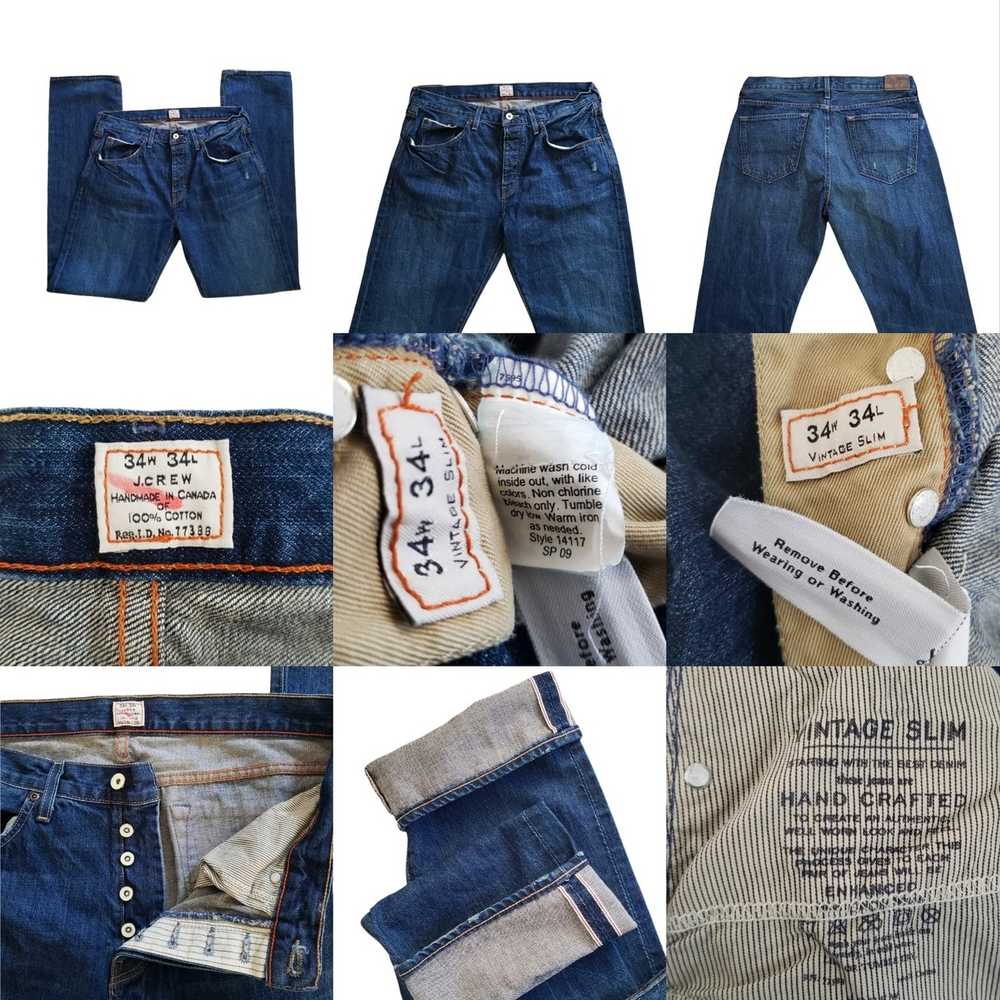 J.Crew × Streetwear J. Crew Vintage Slim Selvedge… - image 3