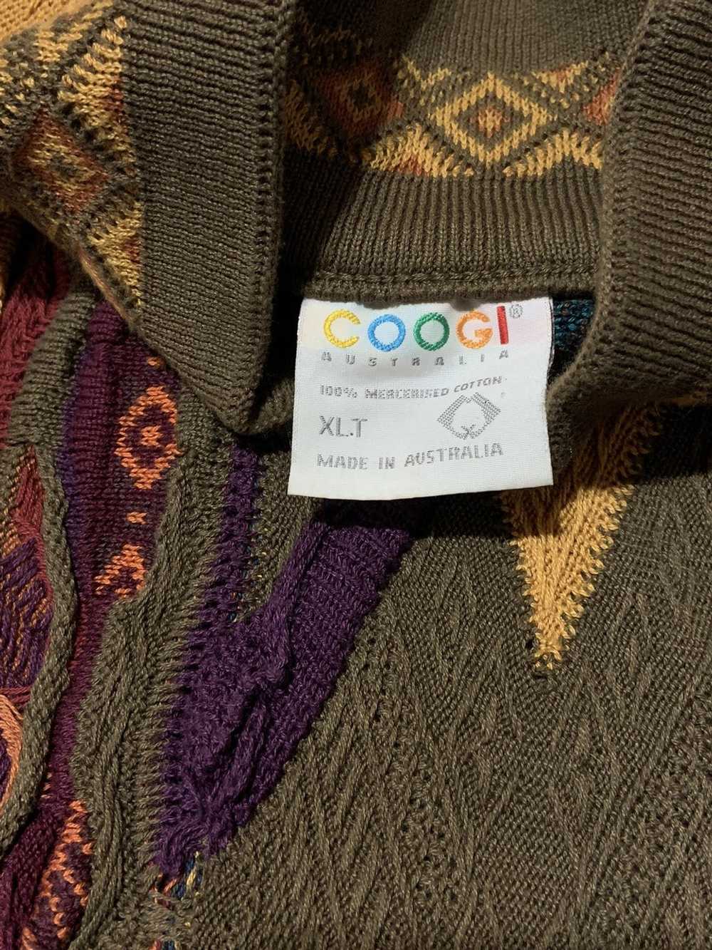 Coogi Vintage rare earth tone forest coogi sweate… - image 4