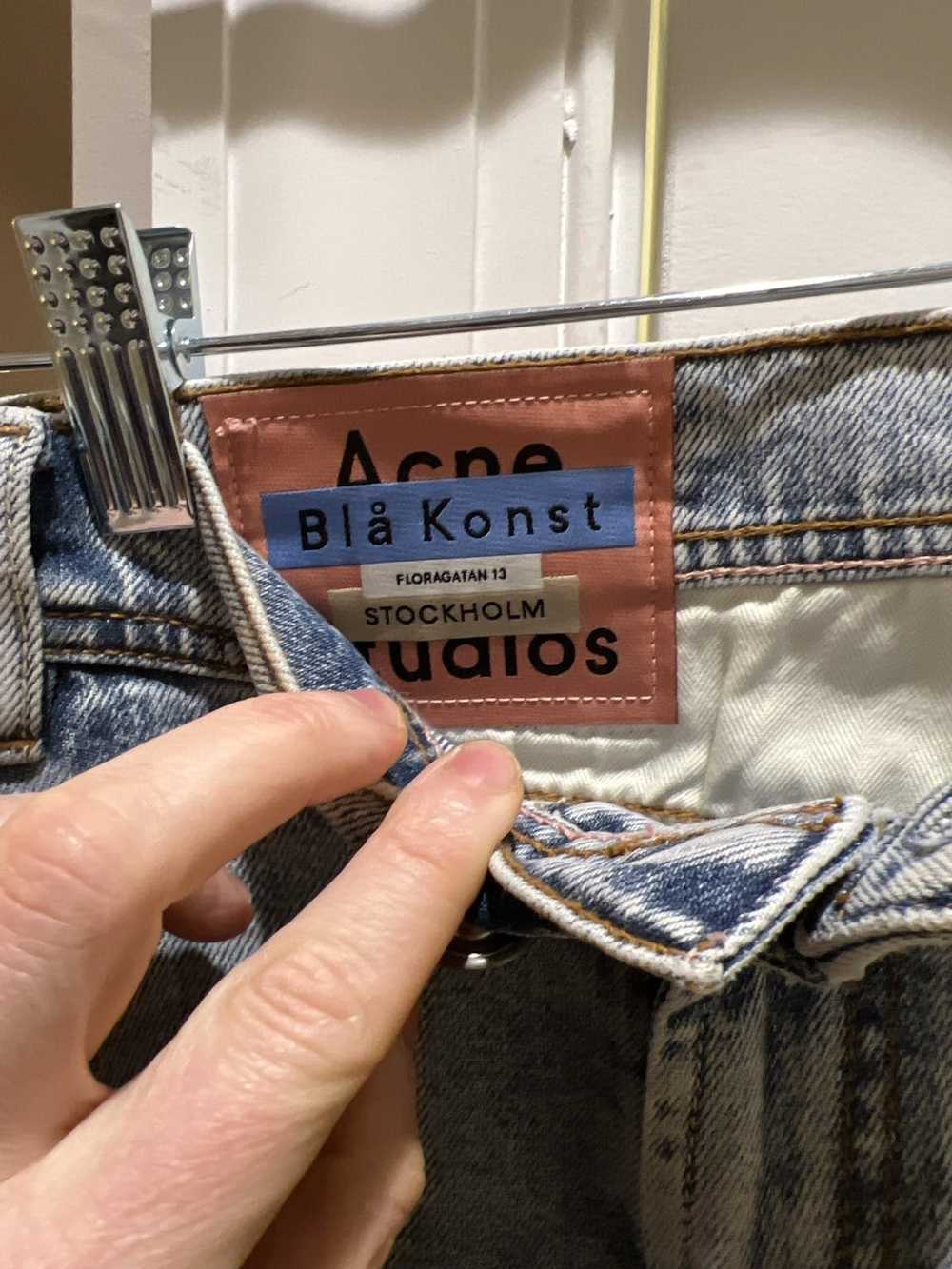 Acne Studios Washed Blue Bla Konst River Jeans - image 2