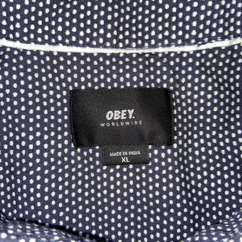 Obey × Streetwear Obey Black & White Front Pocket… - image 8