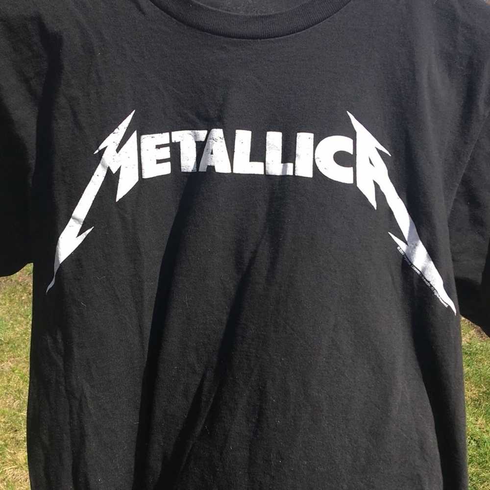 Metallica Vintage Metallica T Shirt Medium - image 2