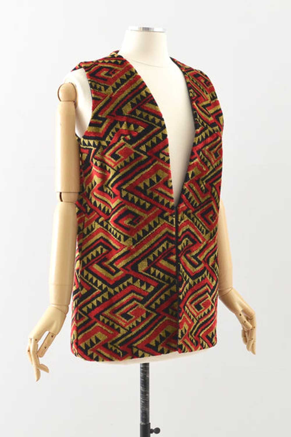 60s Tapestry Vest / S - image 2