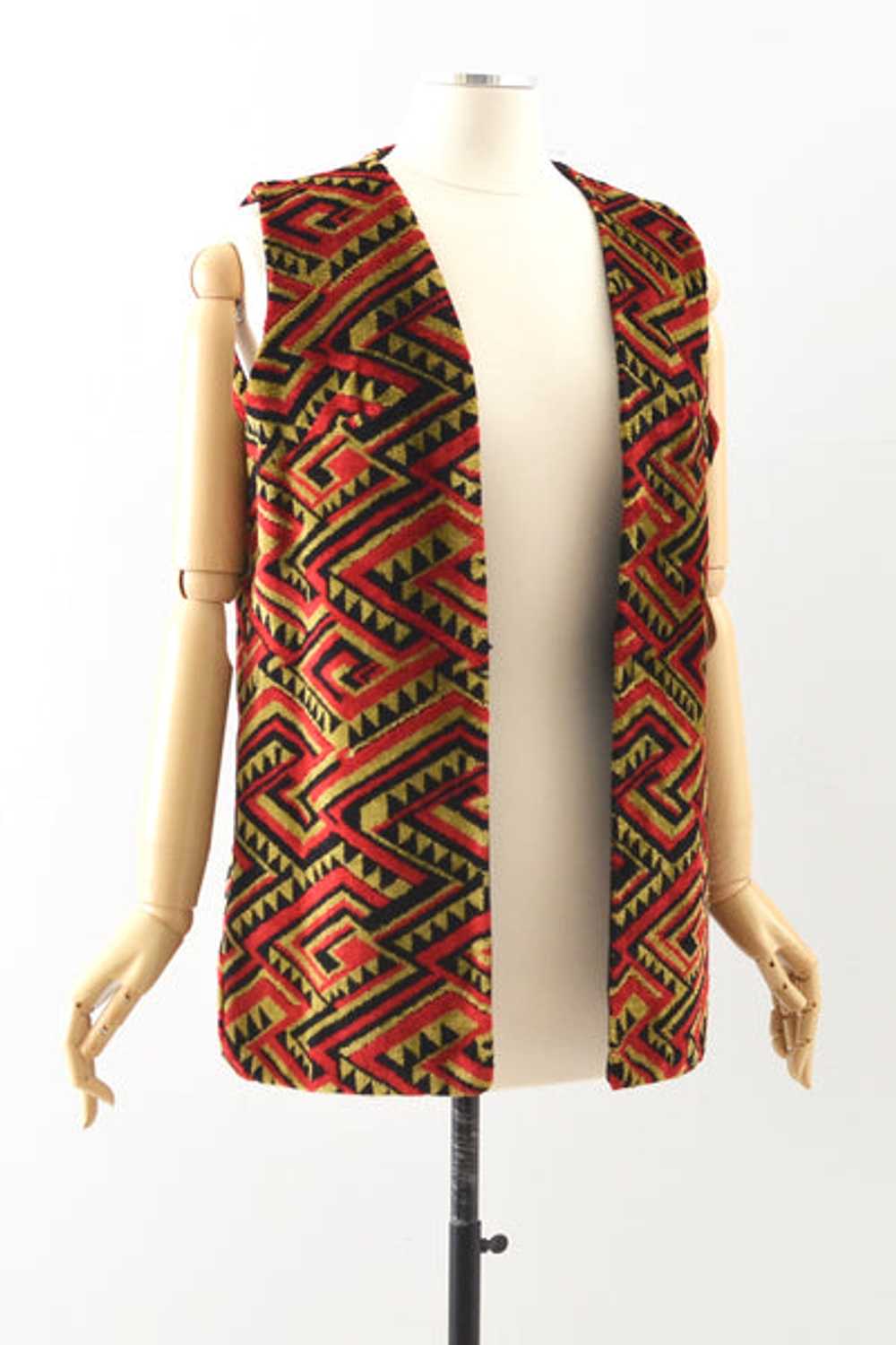 60s Tapestry Vest / S - image 4