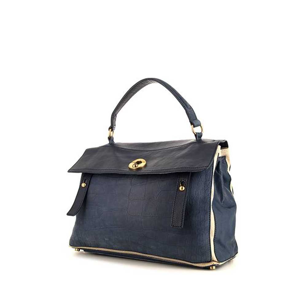 Yves Saint Laurent Muse Two handbag in blue leath… - image 1