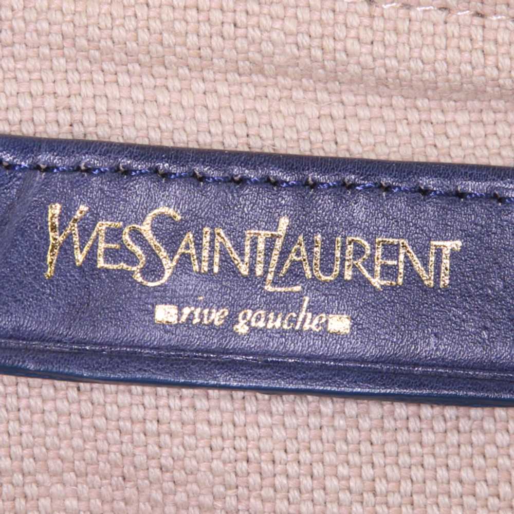Yves Saint Laurent Muse Two handbag in blue leath… - image 4