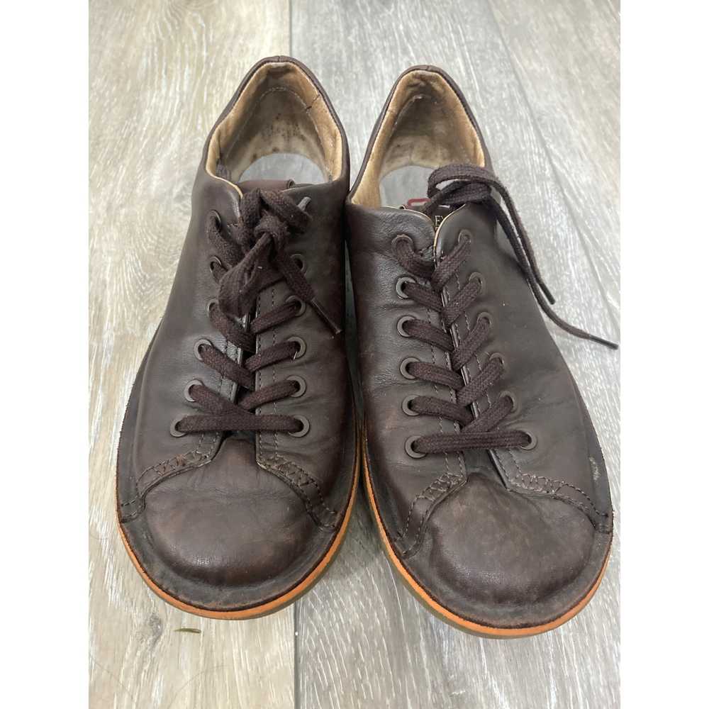 Camper Camper Men's Beetle Brown Leather Shoes - image 9