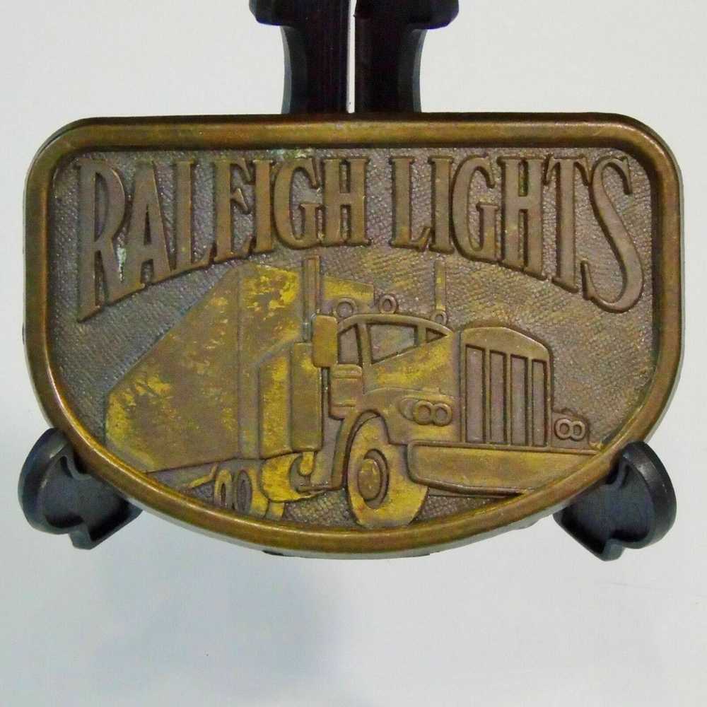 Vintage Raleigh Lights Vintage Trucker Buckle Big… - image 1