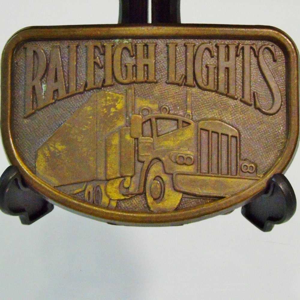 Vintage Raleigh Lights Vintage Trucker Buckle Big… - image 3