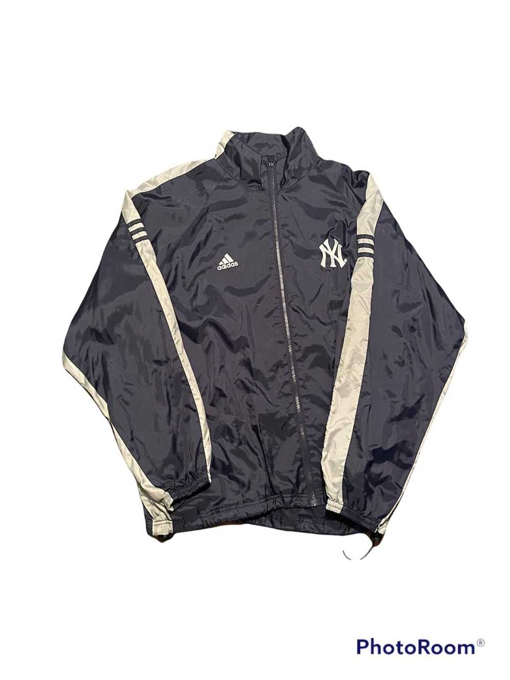 New York Yankees Jacket Men XL Adult Blue adidas MLB Baseball Windbreaker NY