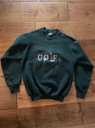 Fruit Of The Loom × Vintage Vintage Golf Sweatshi… - image 1