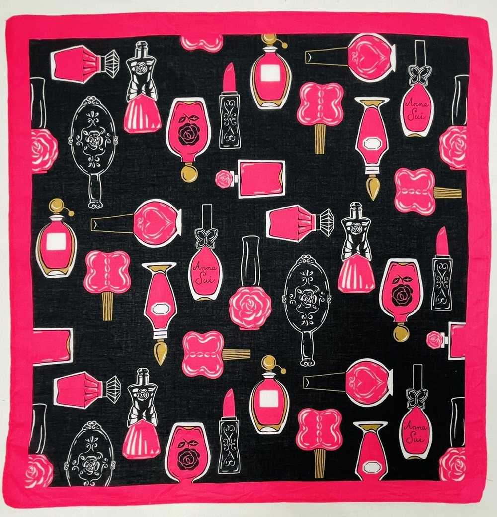 Anna Sui × Vintage Anna Sui Scarf Handkerchief Ne… - image 2
