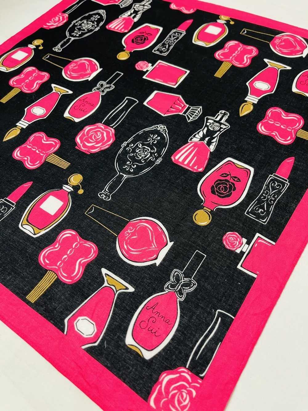 Anna Sui × Vintage Anna Sui Scarf Handkerchief Ne… - image 3