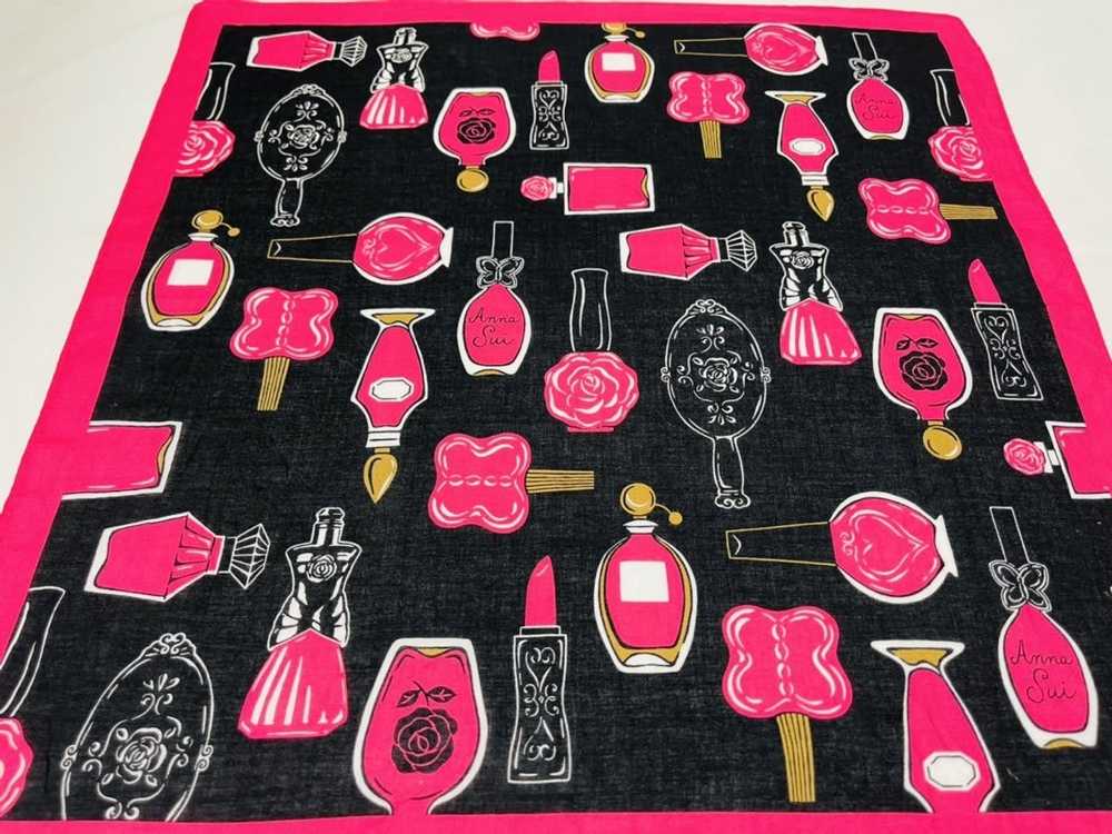Anna Sui × Vintage Anna Sui Scarf Handkerchief Ne… - image 4