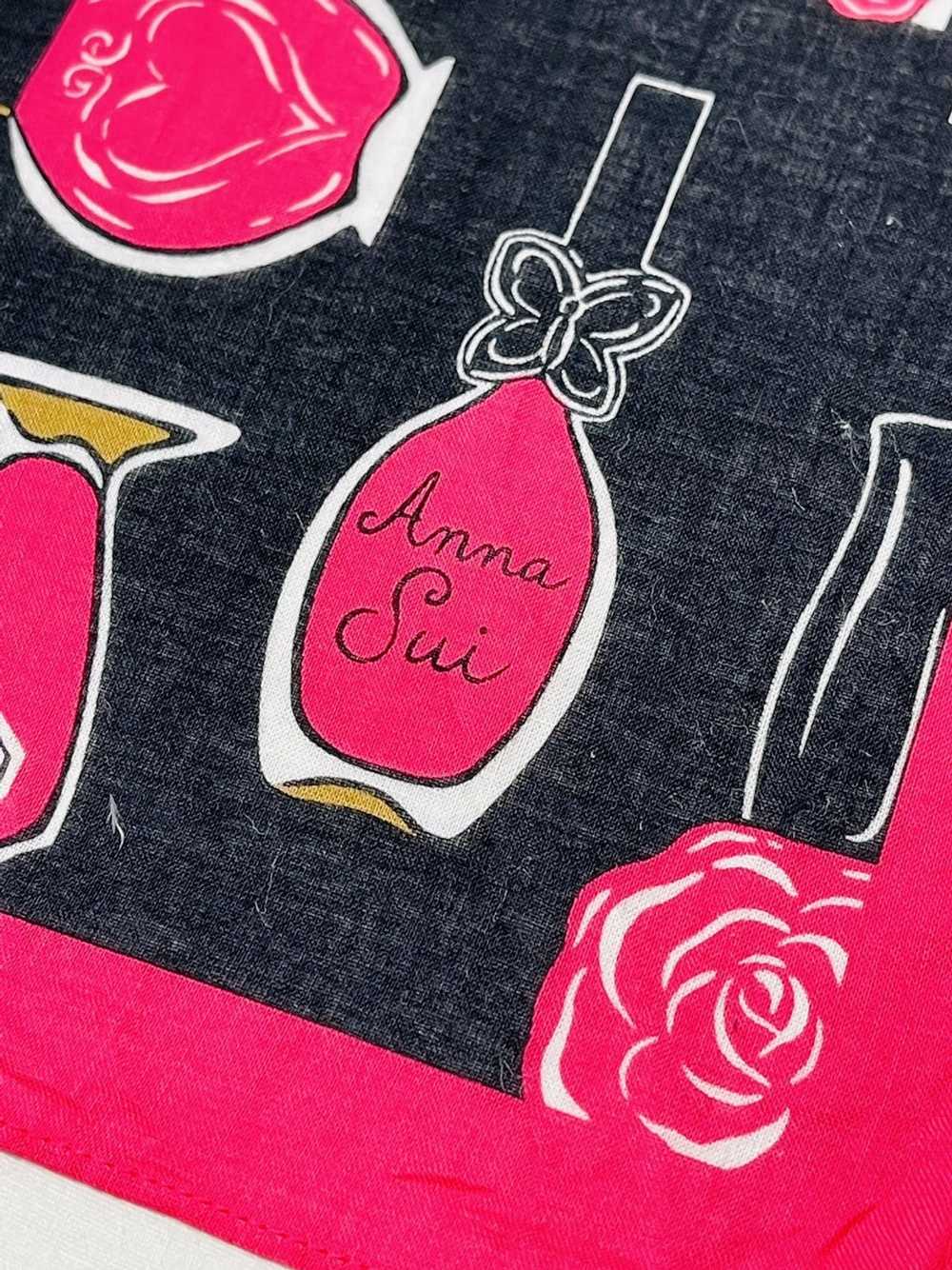 Anna Sui × Vintage Anna Sui Scarf Handkerchief Ne… - image 5