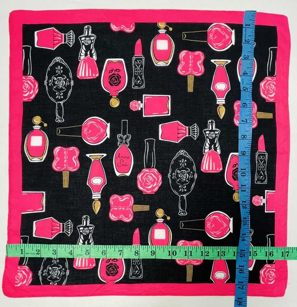 Anna Sui × Vintage Anna Sui Scarf Handkerchief Ne… - image 6