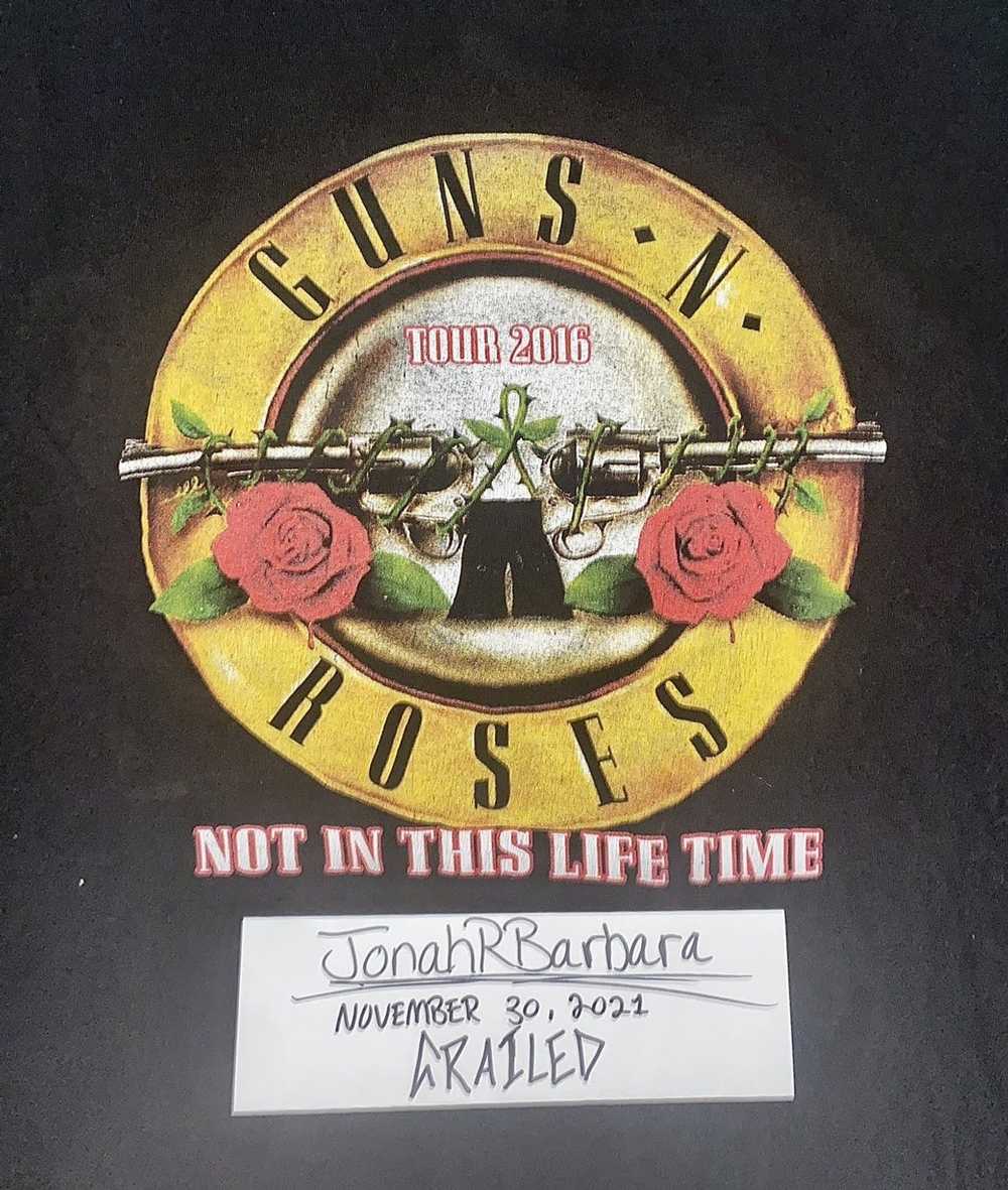 Guns N Roses × Vintage Guns 'N Roses 2016 tour t-… - image 3