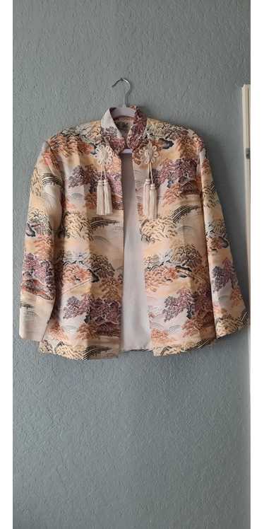 Japanese Brand × Vintage 1940's vintage silk kimon