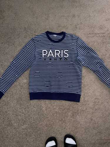 Kenzo × Vintage Kenzo Paris striped navy sweatshir