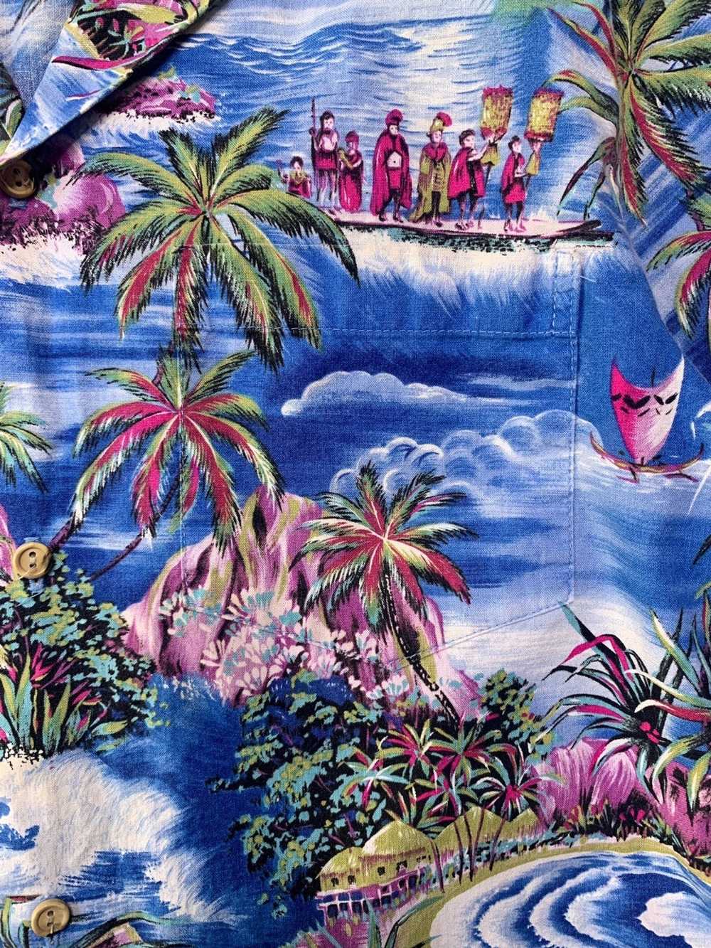 Hawaiian Shirt × Made In Usa × Vintage Vintage Ha… - image 3
