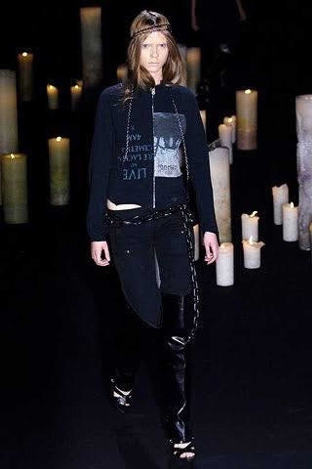 Undercover 06ss “T” Runway chain belt - Gem