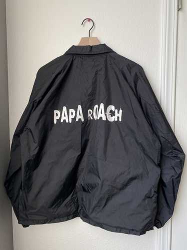 Band Tees × Vintage vintage papa roach jacket grai