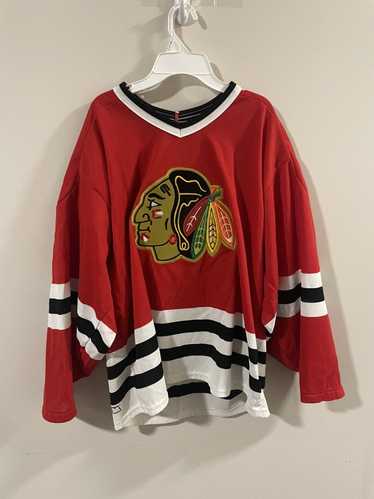 Ccm × Jersey × Vintage Ccm Chicago black hawks jer