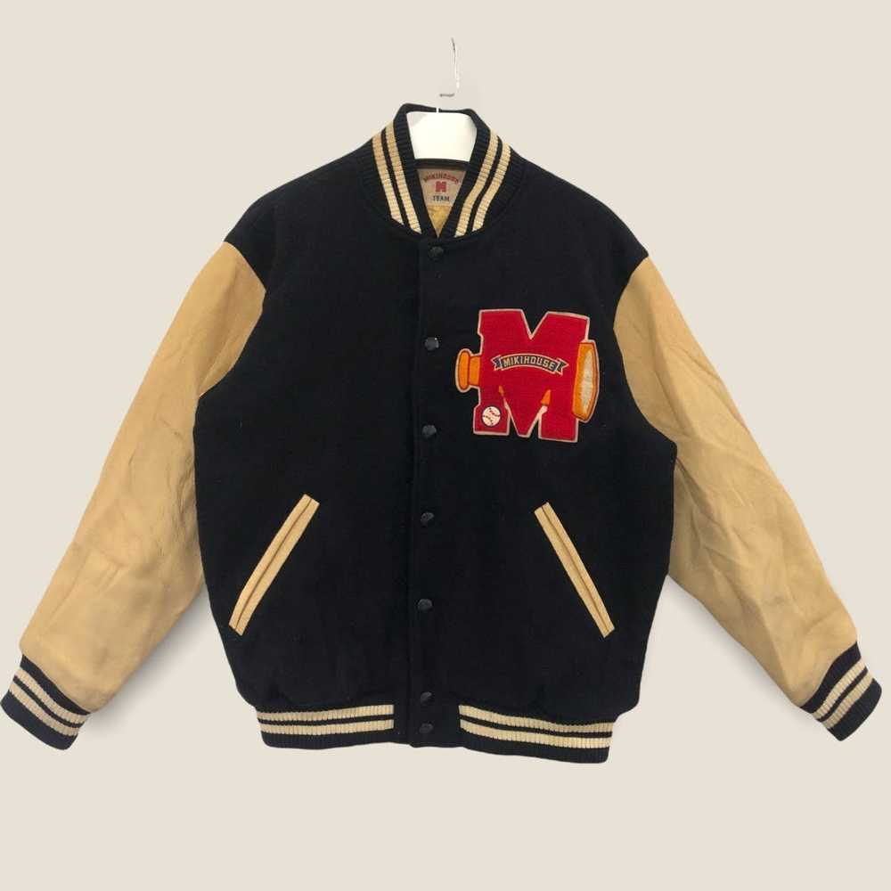 Mickey Mouse × Varsity Jacket × Vintage Vintage M… - image 2