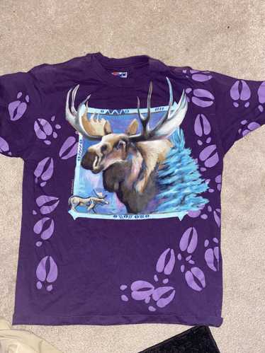 Hanes × Vintage Vintage 1993 Harlequin Moose all o