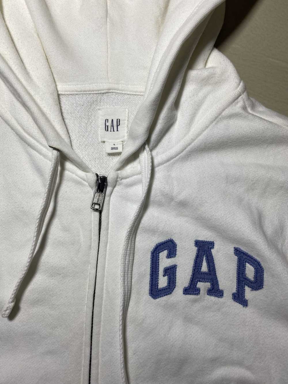 Gap × Vintage Rare Gap Zipre Hoodie Big Logo - image 2