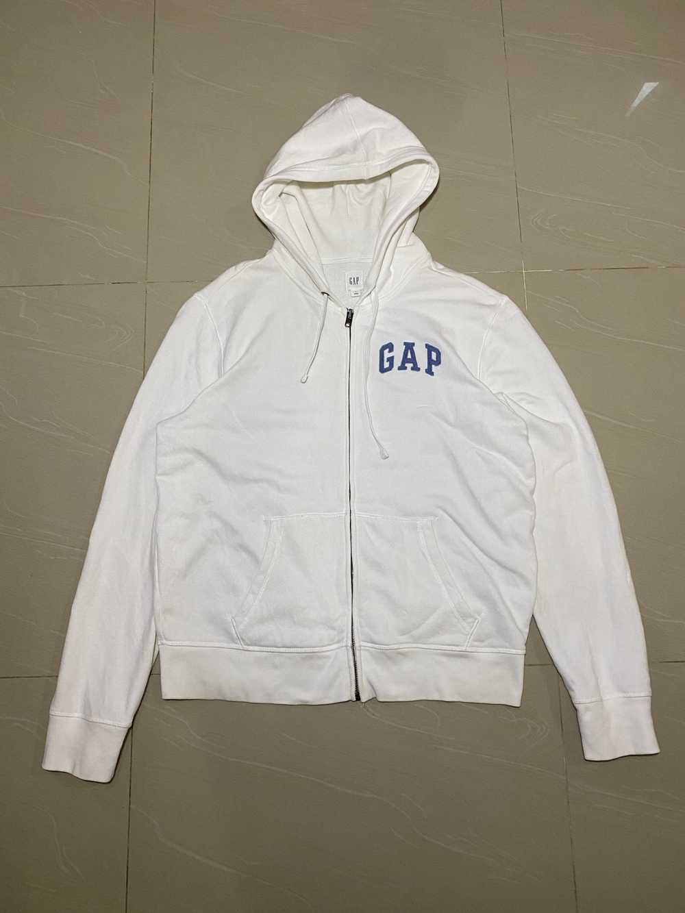 Gap × Vintage Rare Gap Zipre Hoodie Big Logo - image 3