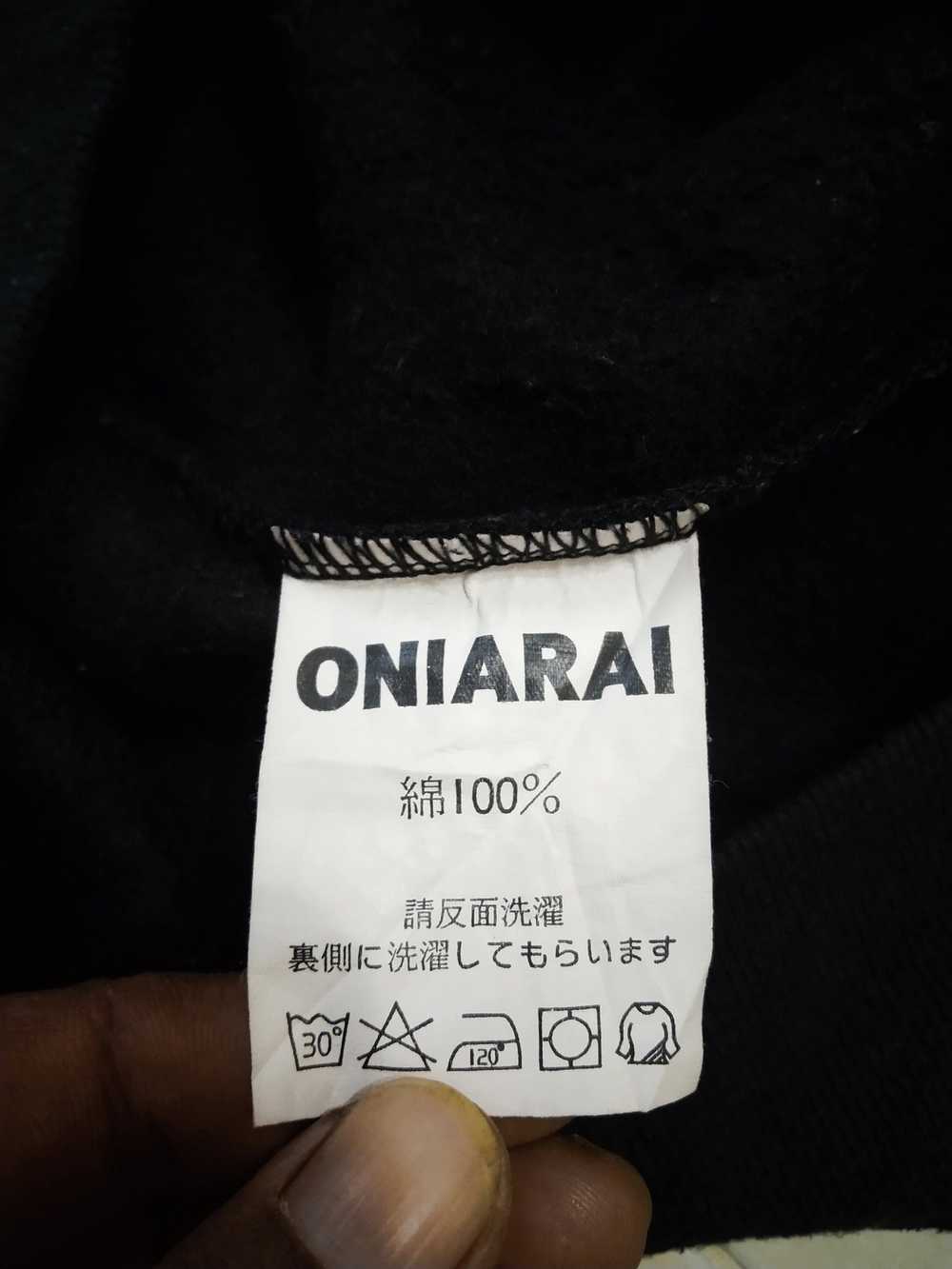 Japanese Brand Oniarai skuls sweatshirt - image 5