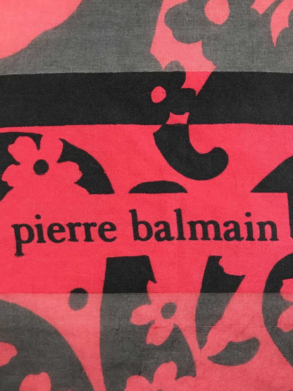 Pierre Balmain Pierre Balmain silk scarf babushka… - image 4