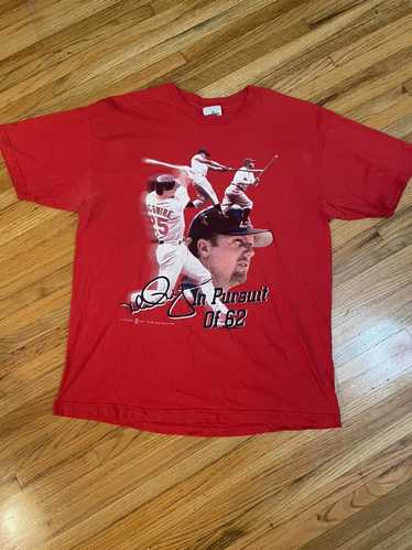 Vintage starter mark outlet mcgwire 70th home run of the season t shirt vintage starter