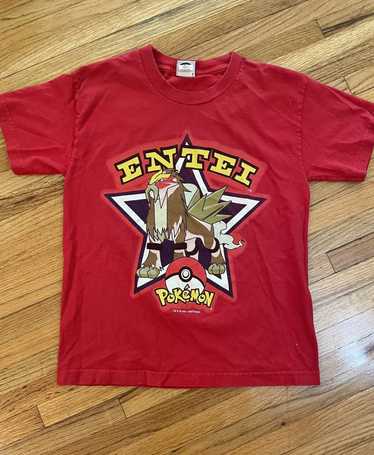 Pokemon × Vintage Vintage 2001 Entei Pokémon T-Sh… - image 1