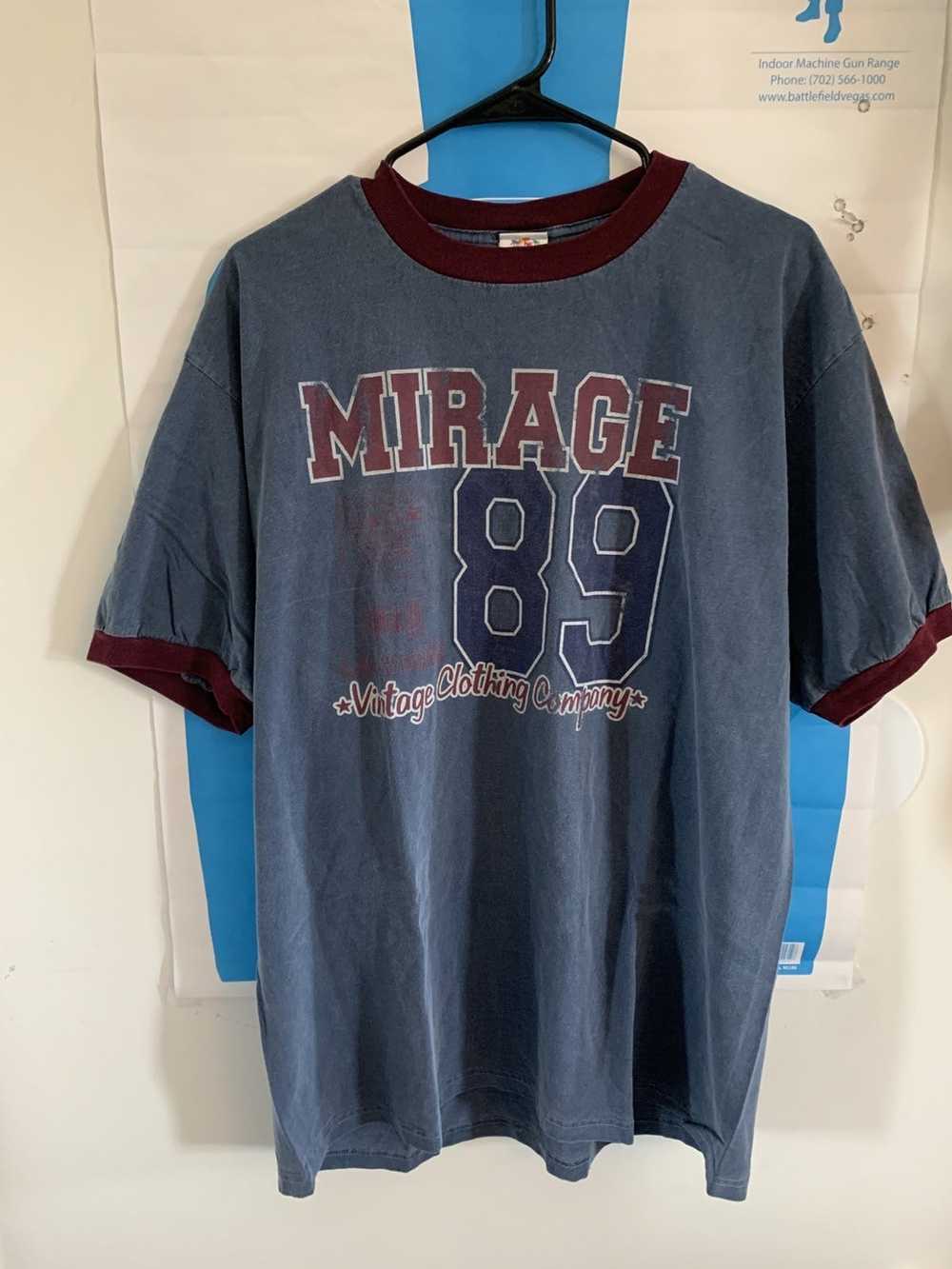 Mirage × Vintage vintage 89 mirage blue and red t… - image 1