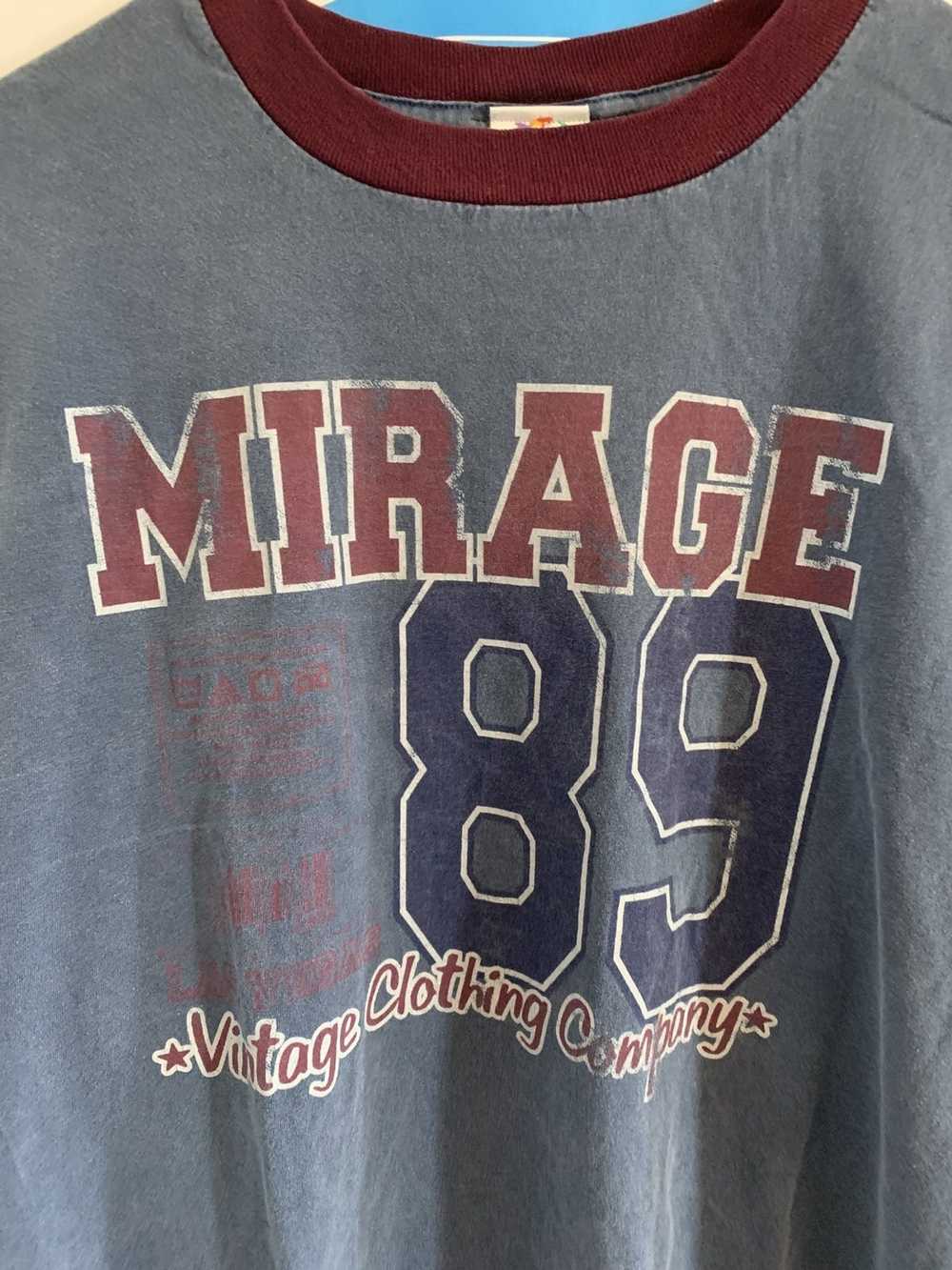 Mirage × Vintage vintage 89 mirage blue and red t… - image 2