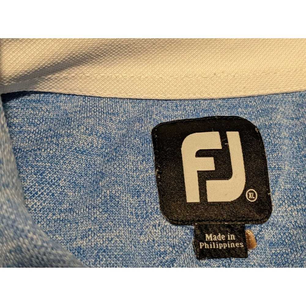 Footjoy FootJoy Men's Golf Polo Shirt - Sky Blue … - image 5