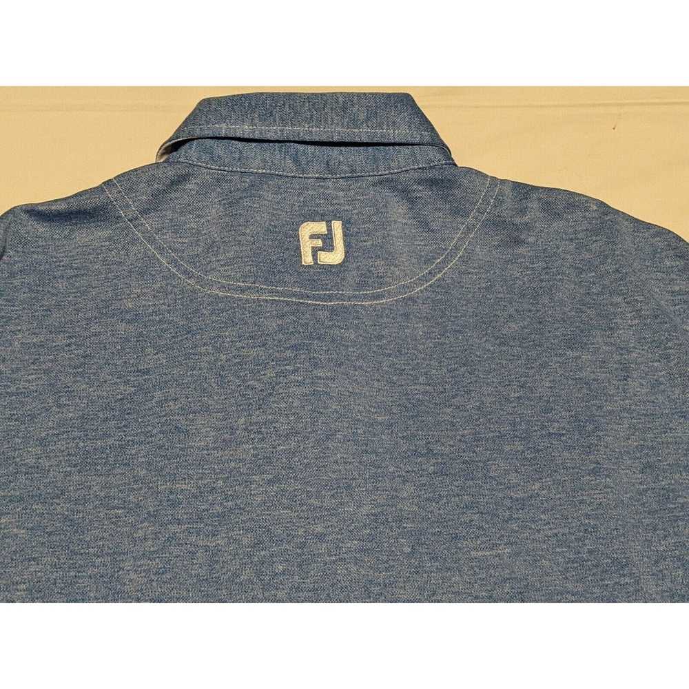 Footjoy FootJoy Men's Golf Polo Shirt - Sky Blue … - image 8