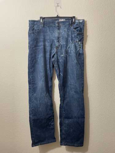 Vintage × Wrangler Vintage Blue Distressed Jeans