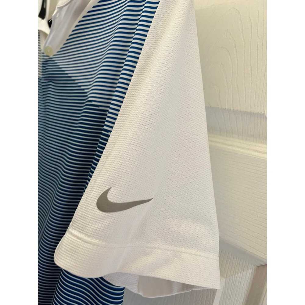 Nike Nike Golf Polo Blue/White Men’s XL - image 3